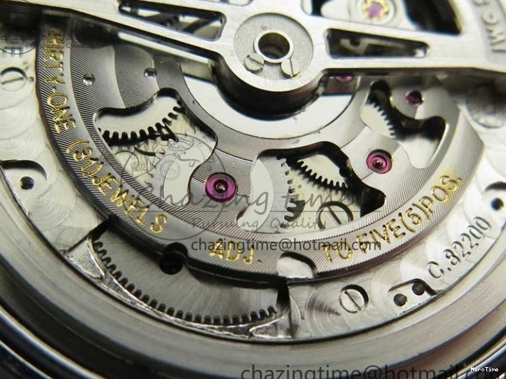 MIROTIME 0408 Original Portuguese IW358304 ZF 1:1 Best Edition SS White Dial RG Markers on Leather Strap A 7077